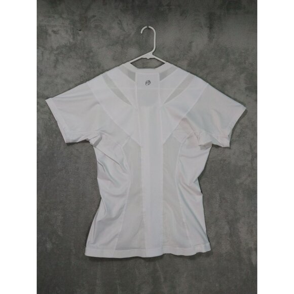 Alignmed Posture Fitness Shirt Womens 2XL White Zip Front 2.0 Neuroband Tech - Picture 2 of 6
